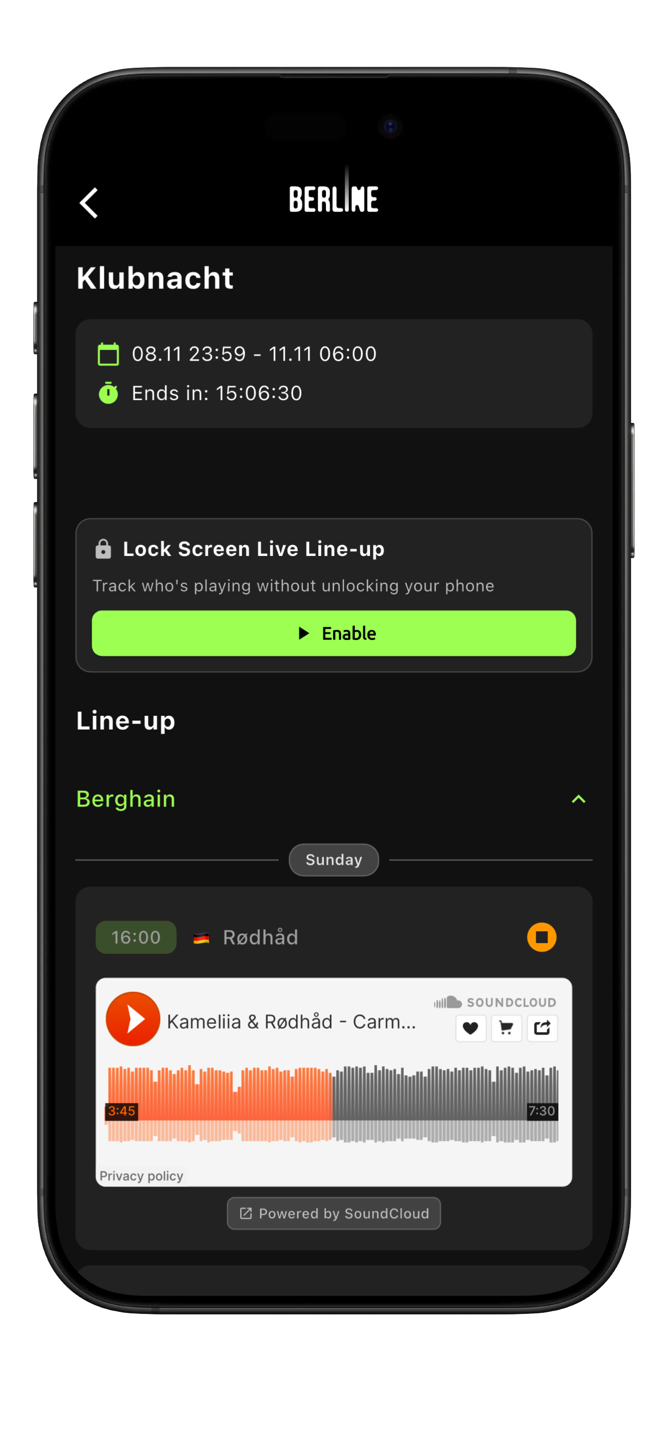 Event Discovery screenshot